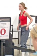 LILY-ROSE DEPP at Los Angeles International Airport 04/10/2017