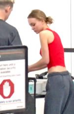 LILY-ROSE DEPP at Los Angeles International Airport 04/10/2017