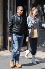 LILY-ROSE DEPP Out and Abiot in Paris 04/11/2017