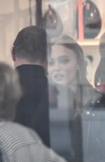 LILY-ROSE DEPP Shopping at Colette in Paris 04/12/2017
