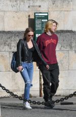 LILY-ROSE DEPP Shopping at Colette in Paris 04/12/2017