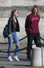 LILY-ROSE DEPP Shopping at Colette in Paris 04/12/2017