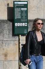 LILY-ROSE DEPP Shopping at Colette in Paris 04/12/2017