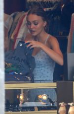 LILY-ROSE DEPP Shopping at Golden Age in West Hollywood 04/18/2017