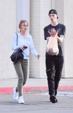 LILY-ROSE DEPP and Her Boyfriend Ash Stymest at Petsmart in Los Angeles 04/28/2017