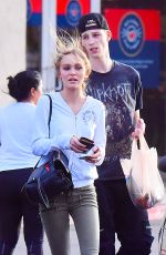 LILY-ROSE DEPP and Her Boyfriend Ash Stymest at Petsmart in Los Angeles 04/28/2017