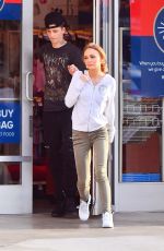 LILY-ROSE DEPP and Her Boyfriend Ash Stymest at Petsmart in Los Angeles 04/28/2017