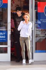LILY-ROSE DEPP and Her Boyfriend Ash Stymest at Petsmart in Los Angeles 04/28/2017