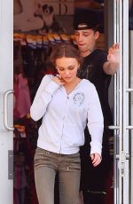 LILY-ROSE DEPP and Her Boyfriend Ash Stymest at Petsmart in Los Angeles 04/28/2017