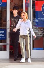 LILY-ROSE DEPP and Her Boyfriend Ash Stymest at Petsmart in Los Angeles 04/28/2017