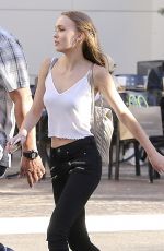 LILY_ROSE DEPP Shopping at The Grove in Los Angeles 04/05/2017