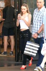 LILY_ROSE DEPP Shopping at The Grove in Los Angeles 04/05/2017