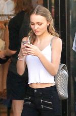 LILY_ROSE DEPP Shopping at The Grove in Los Angeles 04/05/2017