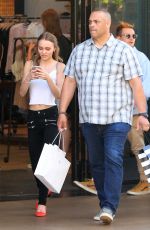 LILY_ROSE DEPP Shopping at The Grove in Los Angeles 04/05/2017