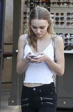 LILY_ROSE DEPP Shopping at The Grove in Los Angeles 04/05/2017