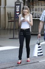 LILY_ROSE DEPP Shopping at The Grove in Los Angeles 04/05/2017