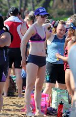 LISA KENNEDY MONTGOMERY in Bikini on the Beach in Hawaii 04/18/2017