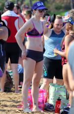 LISA KENNEDY MONTGOMERY in Bikini on the Beach in Hawaii 04/18/2017