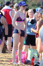 LISA KENNEDY MONTGOMERY in Bikini on the Beach in Hawaii 04/18/2017