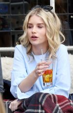 LOTTIE MOSS Out on Kings Road 04/05/2017