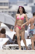 LOURDES LEON in Bikini on the Beach in Miami 04/09/2017