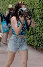 LOURDES LEON in Cutoff Out in Miami 04/12/2017