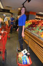 LUANN DE LESSEPS Shoping Groceries at Morton Village Supermarket in New York 04/10/2017
