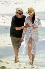 LUCILA SOLA in Bikini and Al Pacino at a Beach in Mexico 04/25/2017