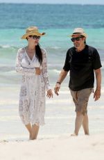 LUCILA SOLA in Bikini and Al Pacino at a Beach in Mexico 04/25/2017