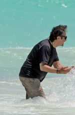 LUCILA SOLA in Bikini and Al Pacino at a Beach in Mexico 04/25/2017