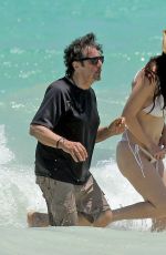 LUCILA SOLA in Bikini and Al Pacino at a Beach in Mexico 04/25/2017
