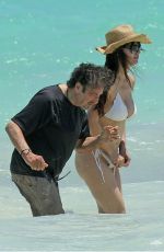 LUCILA SOLA in Bikini and Al Pacino at a Beach in Mexico 04/25/2017