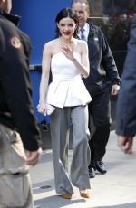 LUCY HALE Arrives at Good Morning America in New York 04/18/2017