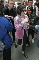 LUCY HALE Arrives at Her Hotel in New York 04/19/2017