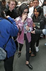 LUCY HALE Arrives at Her Hotel in New York 04/19/2017