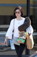 LUCY HALE Out and About in Los Angeles 04/11/2017