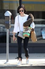 LUCY HALE Out and About in Los Angeles 04/11/2017