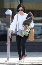 LUCY HALE Out and About in Los Angeles 04/11/2017