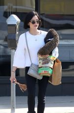 LUCY HALE Out and About in Los Angeles 04/11/2017