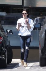 LUCY HALE Out and About in Los Angeles 04/14/2017