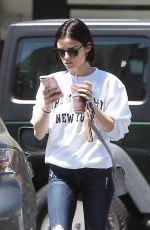 LUCY HALE Out and About in Los Angeles 04/14/2017