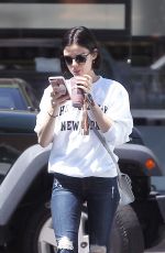 LUCY HALE Out and About in Los Angeles 04/14/2017