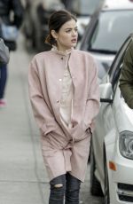 LUCY HALE Out and About in Montreal 04/03/2017