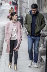 LUCY HALE Out and About in Montreal 04/03/2017