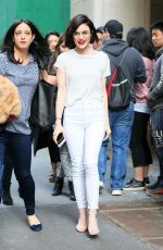 LUCY HALE Out and About in New York 04/17/2017