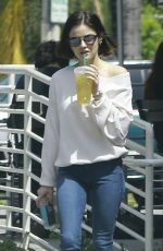 LUCY HALE Out and About in Studio City 04/07/2017