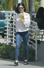 LUCY HALE Out and About in Studio City 04/07/2017