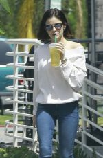 LUCY HALE Out and About in Studio City 04/07/2017