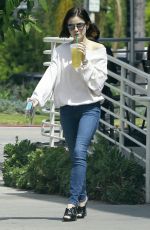 LUCY HALE Out and About in Studio City 04/07/2017