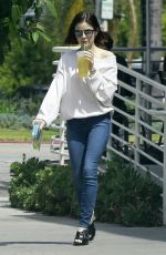 LUCY HALE Out and About in Studio City 04/07/2017